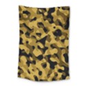 Black Yellow Brown Camouflage Pattern Small Tapestry View1