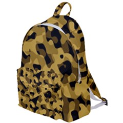 Black Yellow Brown Camouflage Pattern The Plain Backpack