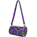 Purple and Green Camouflage Mini Cylinder Bag View1