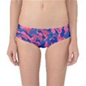 Blue and Pink Camouflage Pattern Classic Bikini Bottoms View1