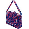 Blue and Pink Camouflage Pattern Box Up Messenger Bag View1