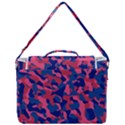 Blue and Pink Camouflage Pattern Box Up Messenger Bag View3