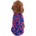 Blue and Pink Camouflage Pattern Dog T-Shirt View2