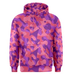 Pink And Purple Camouflage Men s Core Hoodie by SpinnyChairDesigns