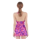 Pink and Purple Camouflage Halter Dress Swimsuit  View2