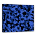 Black and Blue Camouflage Pattern Canvas 24  x 20  (Stretched) View1