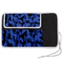 Black and Blue Camouflage Pattern Pen Storage Case (L) View2