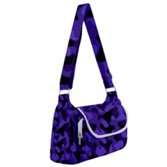 Purple Black Camouflage Pattern Multipack Bag by SpinnyChairDesigns