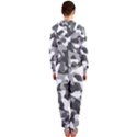 Grey and White Camouflage Pattern Hooded Jumpsuit (Ladies)  View2