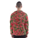 Pink and Green Camouflage Pattern Men s Hooded Windbreaker View2