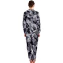 Grey and Black Camouflage Pattern Hooded Jumpsuit (Ladies)  View2