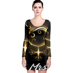 Venus Mrs Long Sleeve Bodycon Dress