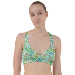 Bright Mosaic Sweetheart Sports Bra by ibelieveimages