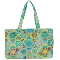 Bright Mosaic Canvas Work Bag by ibelieveimages