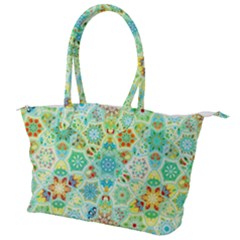 Bright Mosaic Canvas Shoulder Bag