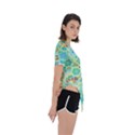 Bright Mosaic Asymmetrical Short Sleeve Sports Tee View3