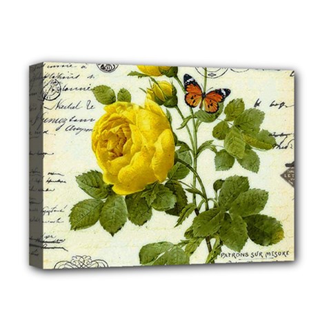 Yellow Roses Deluxe Canvas 16  X 12  (stretched)  by ibelieveimages