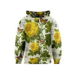 Yellow Roses Kids  Pullover Hoodie by ibelieveimages