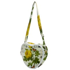 Yellow Roses Heart Shoulder Bag