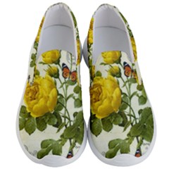 Yellow Roses Men s Lightweight Slip Ons by ibelieveimages