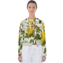 Yellow Roses Women s Slouchy Sweat