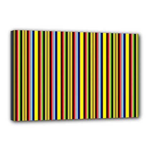 Bright Serape Canvas 18  X 12  (stretched) by ibelieveimages