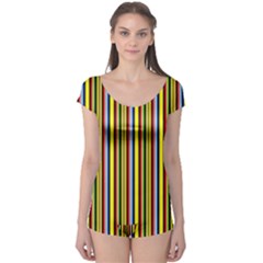 Bright Serape Boyleg Leotard 