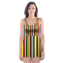 Bright Serape Skater Dress Swimsuit by ibelieveimages