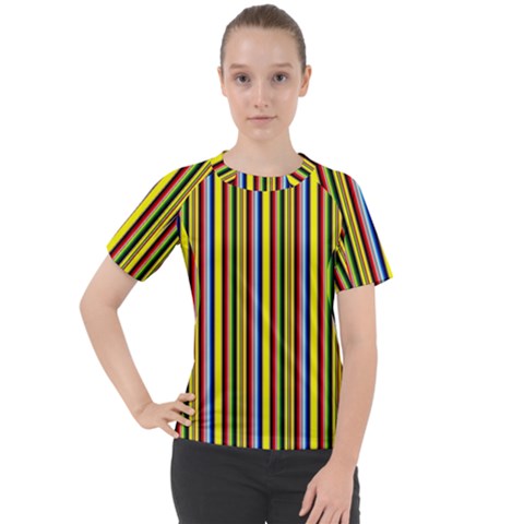 Bright Serape Women s Sport Raglan Tee by ibelieveimages