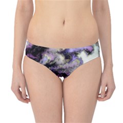 Purple Yellow Marble Hipster Bikini Bottoms by ibelieveimages