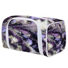 Purple Yellow Marble Toiletries Pouch