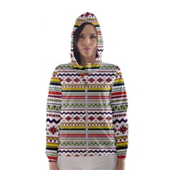 Bright Tribal Women s Hooded Windbreaker by ibelieveimages