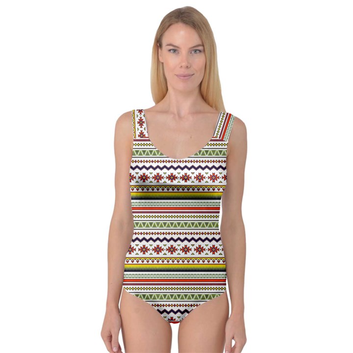 Bright Tribal Princess Tank Leotard 