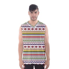 Bright Tribal Men s Basketball Tank Top