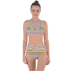 Bright Tribal Bandaged Up Bikini Set  by ibelieveimages