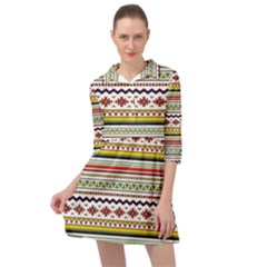 Bright Tribal Mini Skater Shirt Dress by ibelieveimages