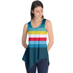 Sea Water Sleeveless Tunic by tmsartbazaar