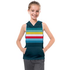 Sea Water Kids  Sleeveless Hoodie