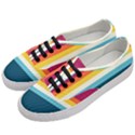 70s Vintage Stripes Women s Classic Low Top Sneakers View2