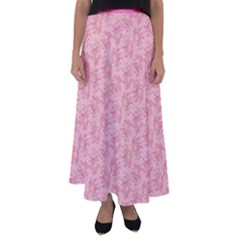 Cat With Violin Pattern Flared Maxi Skirt by sifis