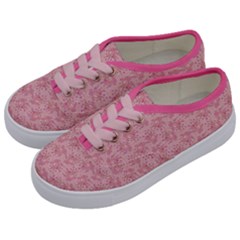 Cat With Violin Pattern Kids  Classic Low Top Sneakers by sifis