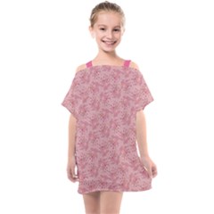 Cat With Violin Pattern Kids  One Piece Chiffon Dress by sifis