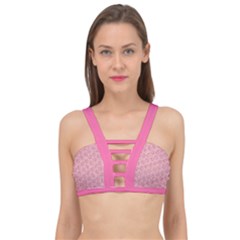 Cat With Violin Pattern Cage Up Bikini Top by sifis