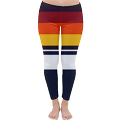 Retro Sunset Classic Winter Leggings by tmsartbazaar