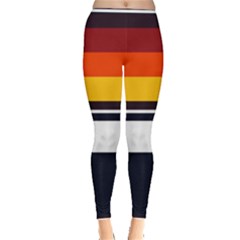 Retro Sunset Inside Out Leggings by tmsartbazaar