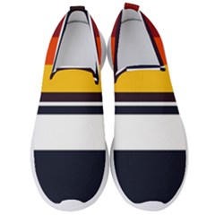 Retro Sunset Men s Slip On Sneakers by tmsartbazaar