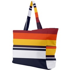 Retro Sunset Simple Shoulder Bag by tmsartbazaar