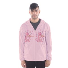 Cat With Violin Men s Hooded Windbreaker by sifis