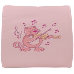 Cat With Violin Seat Cushion by sifis