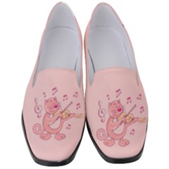 Cat With Violin Women s Classic Loafer Heels by sifis